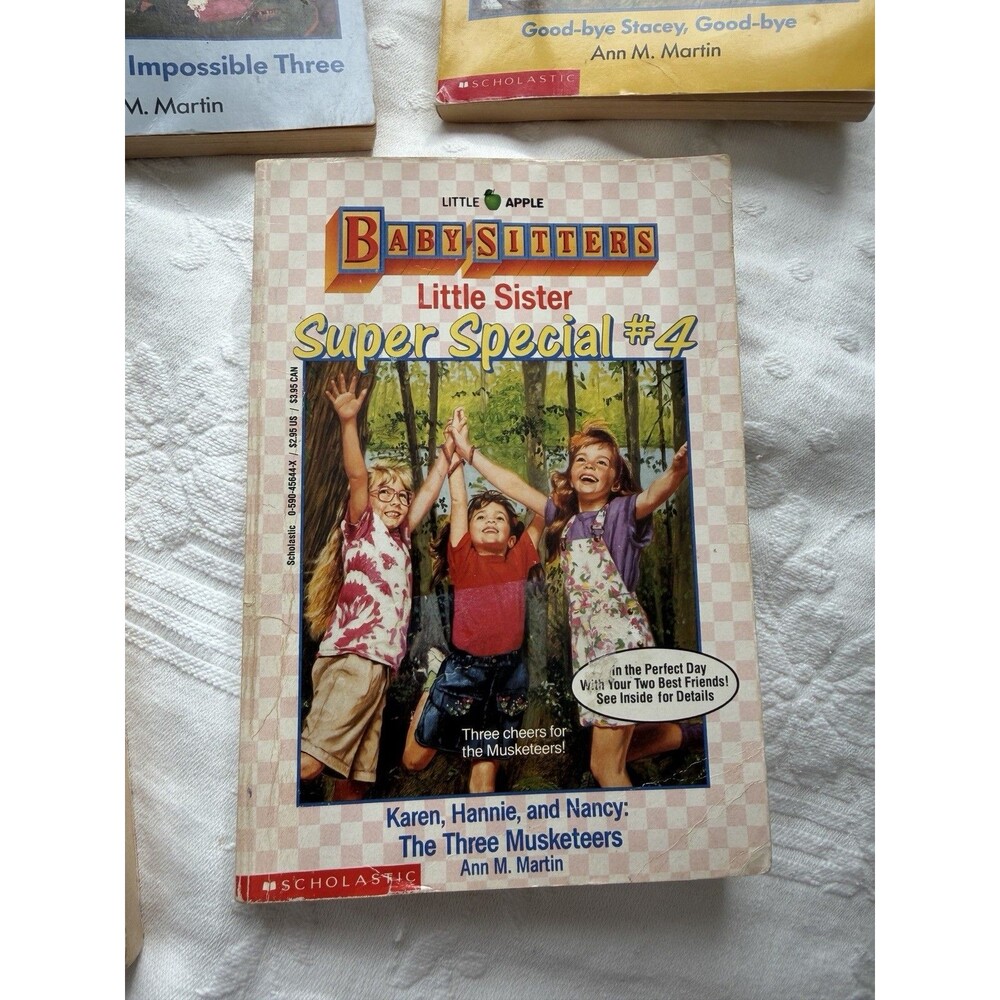 Baby-Sitters Club Book Lot of 5 Ann M. Martin Vintage Scholastic Paperbacks - Picture 7 of 12